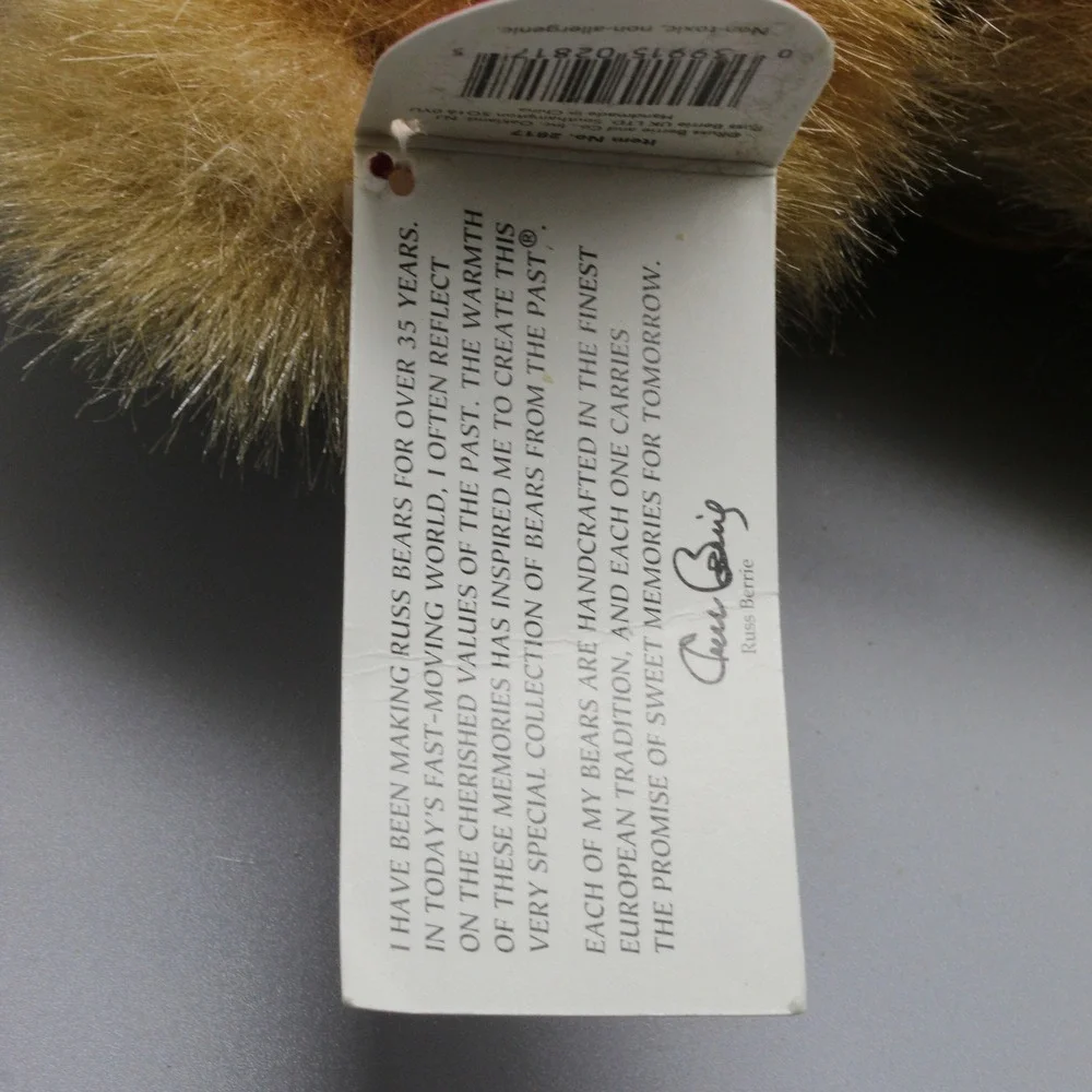 Russ Berrie Pennington Teddy Bear 10